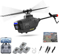 RC ERA C127AI RC Helicopter for Adults Black Hornet with 1080p HD Camera 4CH Brushless Motors Optical Flow Positioning Altitude Hold RTF Military Drone Aircraft