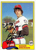 Sports Memorabilia Autograph Warehouse 245203 Roger Erickson Autographed Baseball Card - San Diego Padres 1981 Topps - No. 434
