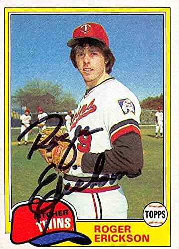Sports Memorabilia Autograph Warehouse 245203 Roger Erickson Autographed Baseball Card - San Diego Padres 1981 Topps - No. 434
