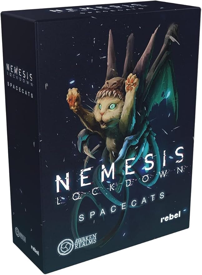 Rebel Studio Nemesis Lockdown Space Cats EXPANSION (Set of Alternative Miniatures) – Premium Collector’s Add-On for the Sci-Fi Survival Horror Strategy Game Ages 14+ 1-5 Players 90-180 Min Playtime