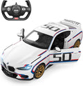 RASTAR BMW RC Car 1/14 BMW 3.0 CSL RC Car BMW Remote Control Toy Car for Kids White 2.4G