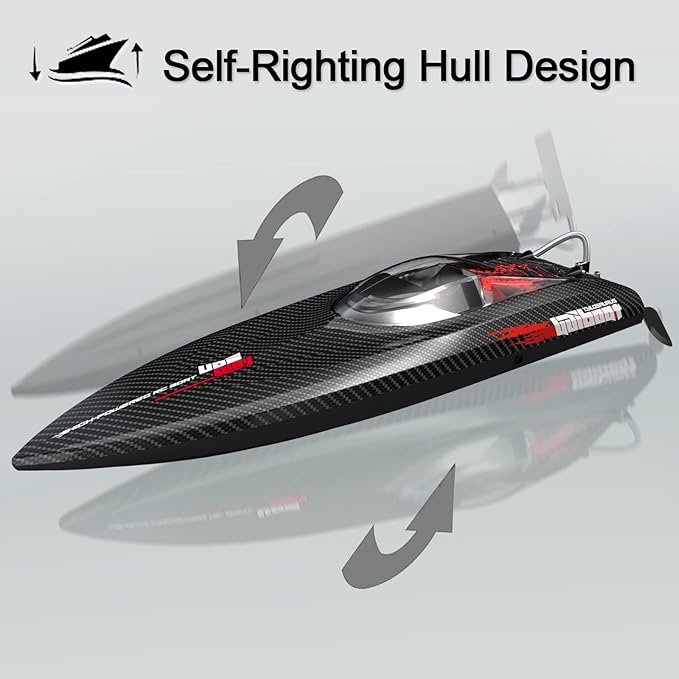 Cheerwing 25 Brushless RC Boat for Adults 30+MPH Fast Remote Control Boat for Lakes and Pools