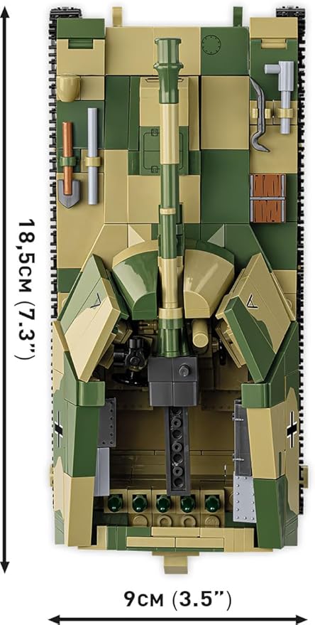 COBI Historical Collection WWII Sd.Kfz. 124 Wespe Tank Building Set 855 Pieces