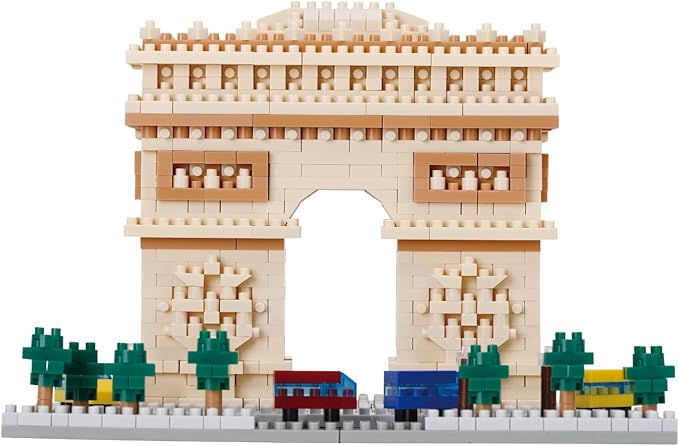 nanoblock - World Famous - Arc De Triomphe L'étoile Deluxe Edition Advanced Hobby Series Building Kit