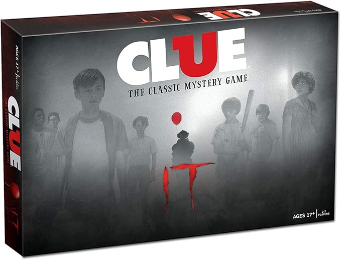 Clue IT Board Game | Based on The 2017 Drama/Thriller IT | Officially Licensed IT Merchandise | Themed Classic Clue Game