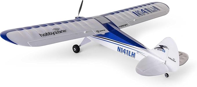 HobbyZone RC Airplane Sport Cub S 2 615mm RTF Everything Needed to Fly is Included/Safe Technology HBZ444000White/Blue