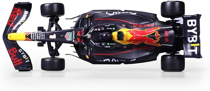 Maisto Tech R/C F1 Red Bull Racing RB18 (2023): 1:24 Scale Remote Control Car Faithful Formula 1 Car 2.4 GHz Pistol Grip Control 23 cm Black (582356)