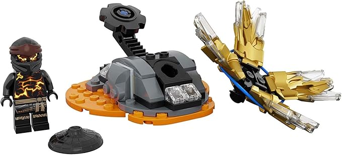 LEGO NINJAGO Spinjitzu Burst - Cole 70685 NINJAGO Accessory Set Building Kit Featuring Ninja Minifigure (48 Pieces)