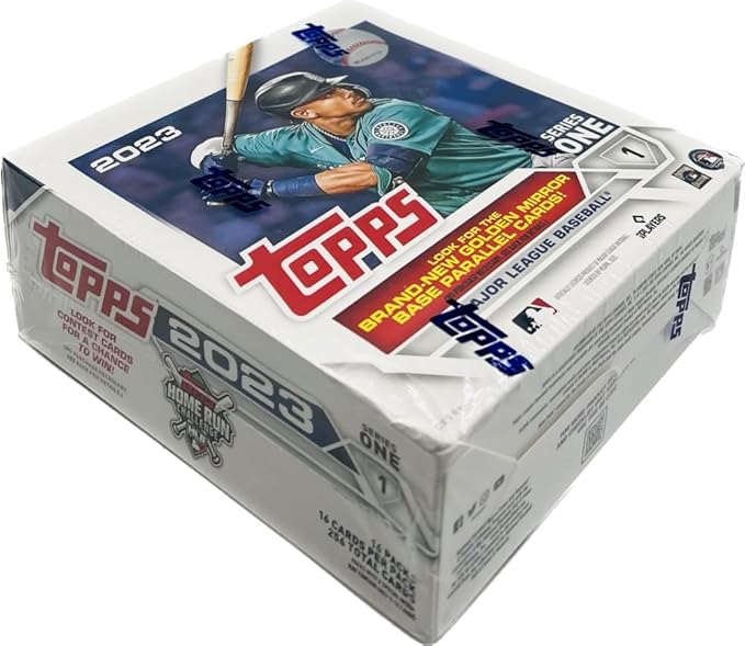 Topps 2023 Baseball Series 1 Giant Box - 16 Packs 256 Cards 1 Retail Exclusive Insert Card