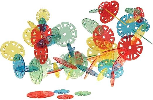 Constructive Playthings Toys Crystal Connectors Building Set for Kids Set of 300