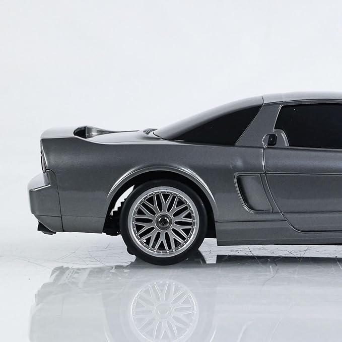 US in Stock 1/18 4X2 RWD RC Racing Drift Car Electric Vehicles Model Gyroscope LDRC LD1803 Light System Motor Servo ESC Hobby Grade Model for Birthday Gift(Grey)