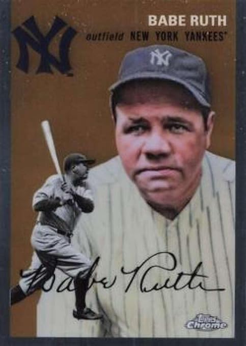 2023 Topps Chrome Platinum Anniversary #312 Babe Ruth New York Yankees Baseball Card - Sportscard Superstore