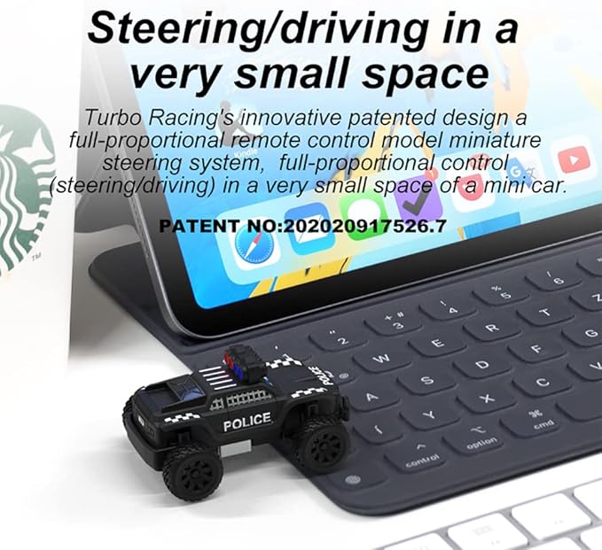 1:76 Turbo Racing Scale RC Sport Car Table Racing Remote Control Mini Model Car Full Proportional RTR Kit Toys (C82)
