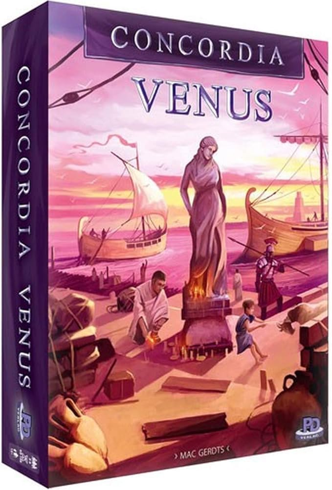 Rio Grande Games Concordia Venus Expansion Plus Base Game Strategy Board Game for Two to Five Players