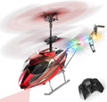 VATOS RC Helicopter for Boys 2.4G Remote Control Helicopter with LED Light for Kids 12+ Years Old Fixed Height One-Key Take-Off Indoor RC Planes Ideal Festival Gifts for Boys Adults
