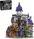Medieval Castle Haunted House Building Set for Adults Halloween Decor Indoor Modular Architecture with LED Lights Haunted Mansion Model Kits for Halloween Fans Gift for Men Women 4192pcs