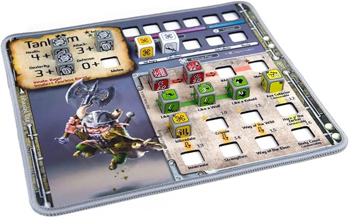 Too Many Bones Dice-Builder Strategic Fantasy RPG Game for Ages 14 and Up 1-4 Players