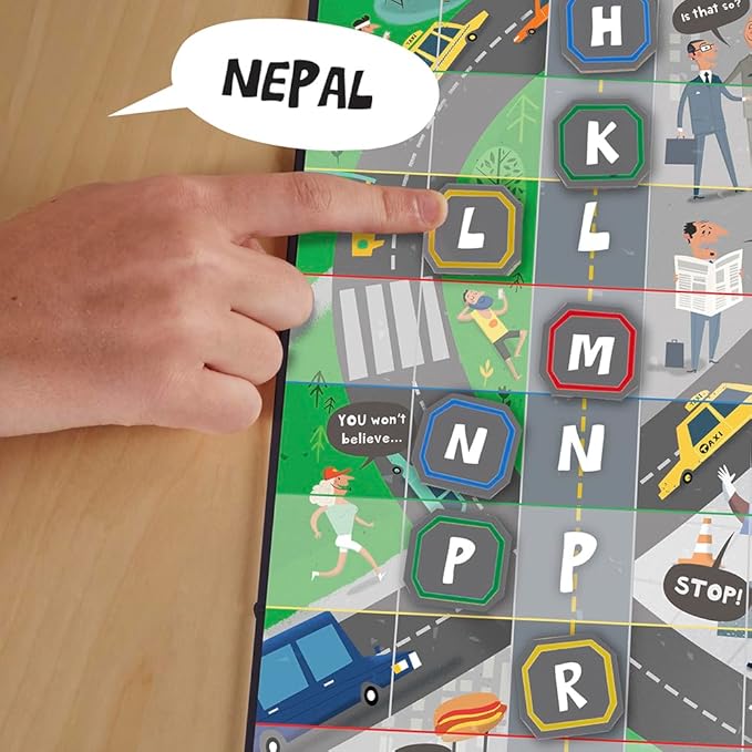 Educational Insights Word on the Street - Family Board Games for Kids and Adults Fast Word Games for Kids 10 and up Vocabulary Building Spelling Game with Fast-Paced Play Family Game Night