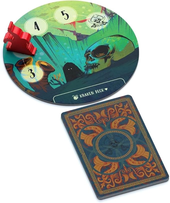 ALLPLAY Sail Cooperative Strategy 2 Player Board Game for Adults and Family - Unique Trick Taking Card Game - Communication Limits and Challenging Scenarios in Small Travel Size Box (5 x 5 x 2)