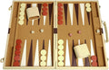 Deluxe Backgammon Set - Camel - 15x10