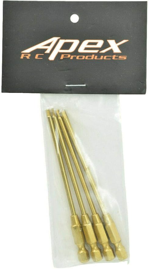 Apex RC Products 1.5 2 2.5 &amp 3mm Titanium Quick Change Allen Key Set #2739