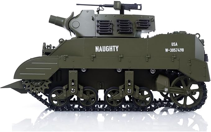 TOUCAN RC HOBBY US in Stock 1/16 RC Tank Simulation 360° Turret Rotary M8 HMC Scott Radio Control Battle Tank Smoke Sound Lights RTR Combat Vehicle