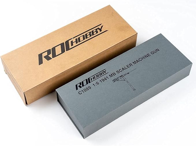 ROCHOBBY Trailer for 1/6 1941 MB Scaler RC Car Vehicle Models… (1:6 Machine Gun)