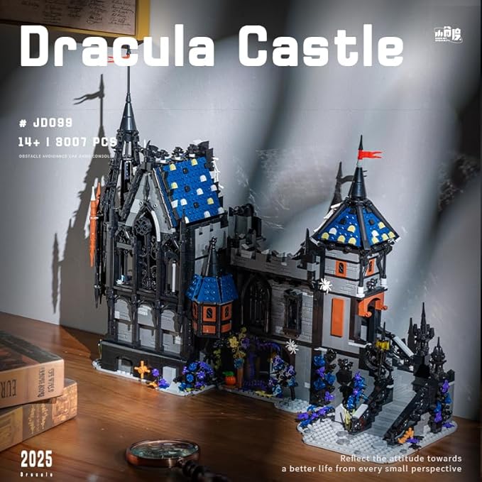 Haunted House Building Set Halloween Castle Architecture Blocks 3007Piece Horror Modular Building Kit for Adults &amp Teens for Men &amp Women