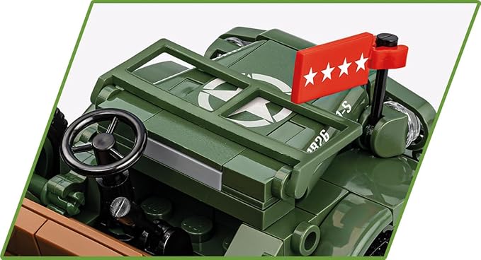 COBI Historical Collection WWII Dodge WC-56 Command Car Building Set 208 Pieces