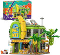 Banana Shop Building Blocks MOC Creative Fruit Store Architecture Toy Set with LED Light STEM Construction Toy Gift Idea for Adults &amp Teens(2165 PCS)