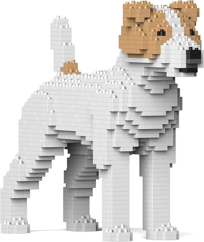 JEKCA Jack Russell Terrier 01S-M03 | Dog Plastic Building Blocks | Age 14+