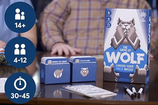 Gray Matters Games The Game of Wolf a Trivia Game for Friends Families and Teens