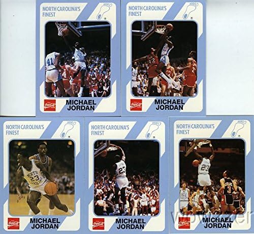 Vintage 1990 Collegiate Collection UNC University of North Carolina Wax Box with 36 Packs and A Total of 288 Cards and Multiple Michael Jordan UNC Rookie Cards