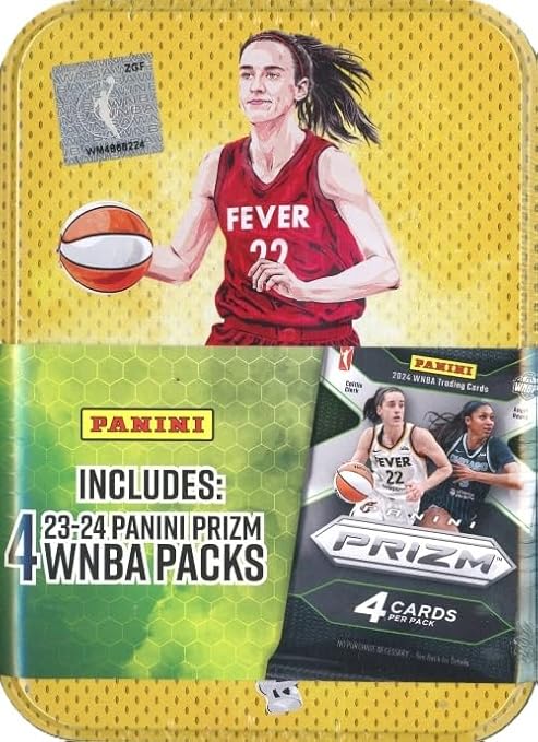 2024 Panini PRIZM WNBA Championship Basketball CAITLIN CLARK Factory Sealed Collector TIN! Look for Rookies of Caitlin Clark Angel Reese Cameron Brink Kamilla Cardoso Aaliyah Edwards &amp More!