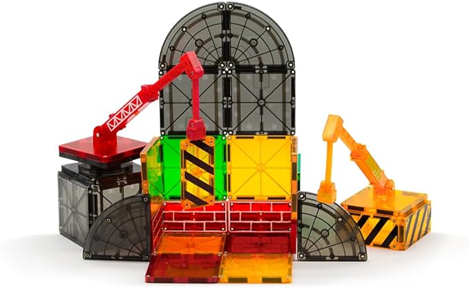 MAGNA-TILES Builder 32-Piece Magnetic Construction Set The ORIGINAL Magnetic Building Brand