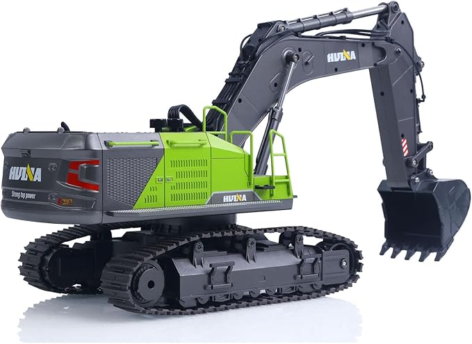 TOUCAN RC HOBBY US in Stock 1/14 Rc Excavator 593 Huina Model Car Battery 2.4G Remote Control 22Ch for Ages 14+