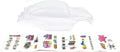 SummitLink Custom Body Clear Unpainted with Stickers Compatible for 1/10 Scale RC Car or Truck (Truck not Included) STB-C-01