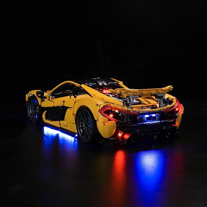 Upgraded Led Light Kit for Lego McLaren P1 42172 Building Set RC Version Compatible with Lego 76295 Gift Idea for Adult Builders and Fans(Model Not Included)