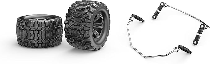 Pondliner MJX HyperGo 10208 V2 Black 3S/4S Compatible Supertruck 1/10 Scale (Battery and Charger not Included)