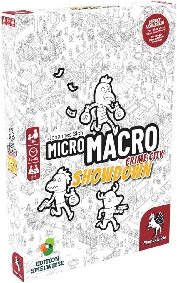Pegasus Spiele 59064G MicroMacro: Crime City 4 – Showdown (Edition Spielwiese)