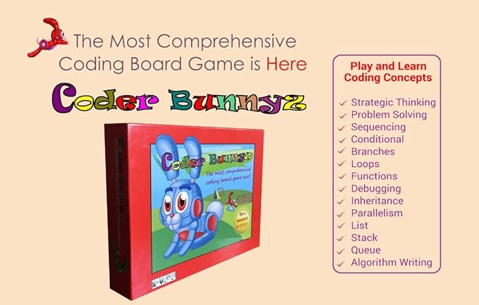 The Most Comprehensive STEM Coding Board Game Ever! Learn All The Concepts You Ever Need in Computer Programming in a Fun Adventure. Featured at TIME NBC Sony Google Maker Faires!