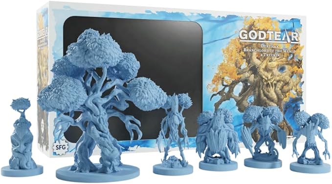 SFG Steamforged Games Godtear The Board Game Bundle: Grimgut Rattlebone and Durthax Branchlord of The Weald &amp Treekin Expansion (3 Items)