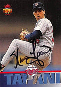 Sports Memorabilia Autograph Warehouse 247498 Kevin Tapani Autographed Baseball Card - Minnesota Twins 1994 Donruss Triple Play - No. 259