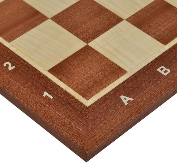 Professional Tournament Wooden Chess Boards No. 6 - Inlay (2.25 Notation)
