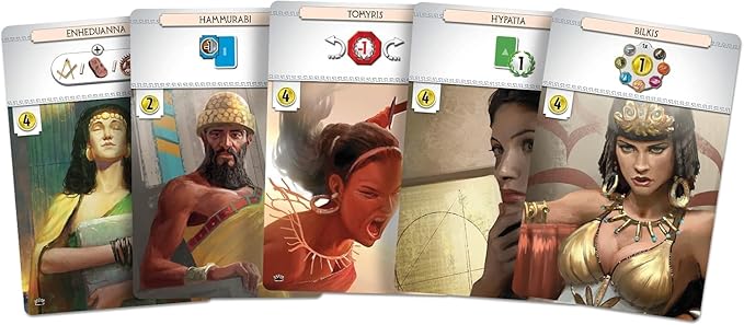 Asmodee 7 Wonders Leaders Board Game EXPANSION - Unleash the Power of Exceptional Leaders Civilization Strategy Game for Kids and Adults Ages 10+ 3-7 Players 40 Min Playtime
