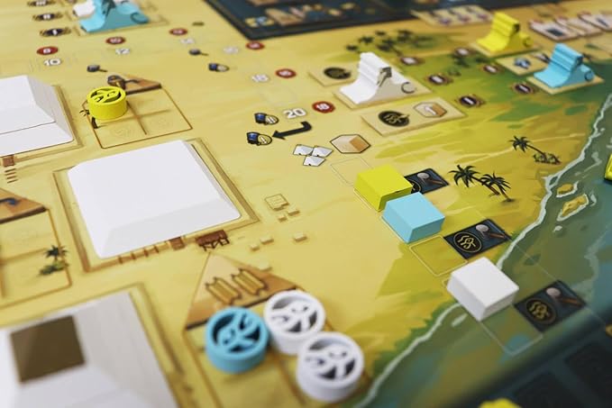 Men-Nefer Board Game - Journey Through Ancient Egypt! Worker Placement Strategy Game Fun Family Game for Teens &amp Adults Ages 14+ 1-4 Players 60-120 Minute Playtime