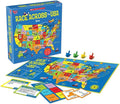 University Games Scholastic Race Across the USA Board Game  Geography Learning Game for Kids and Families for 2 to 4 Players Ages 8 and Up