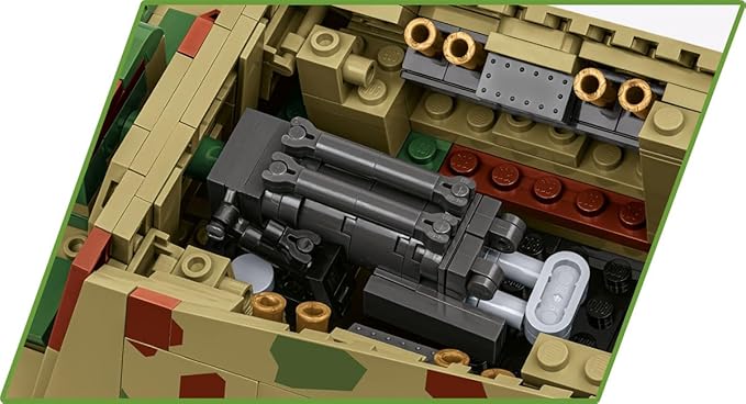 COBI Historical Collection WWII Panzerjager Tiger (P) Elefant Tank Building Set 1252 Pieces