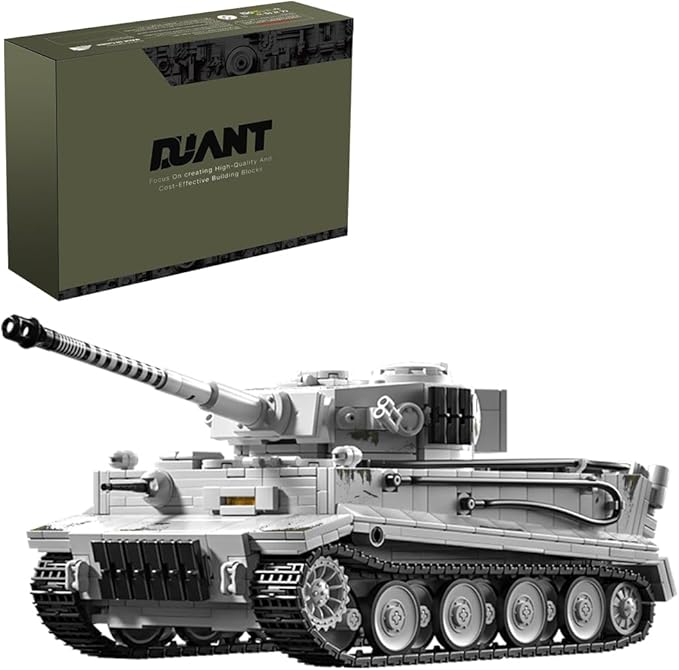 39063“Michael Wittmann's Tiger Tank No.S04” Building Block Set 1628 Pieces Military 1:28 Scale Tank Model Toys Ideal Gift for Room Decoration or Collection