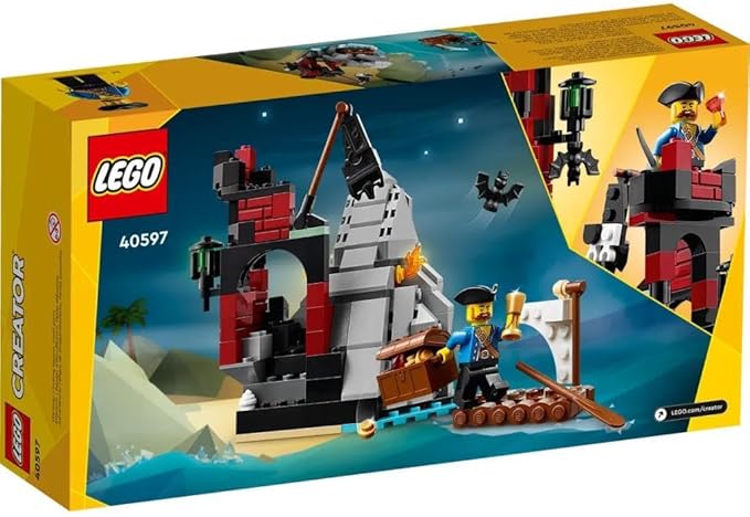 LEGO Scary Pirate Island GWP Building Set (40597 214 pcs)